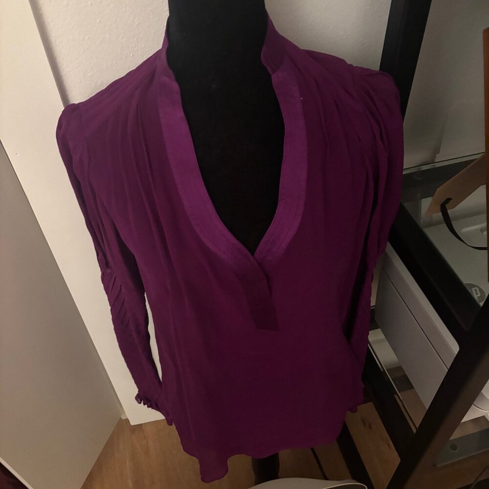 Nanette Lepore “16 Candles” Top – Mulberry (Size 8)